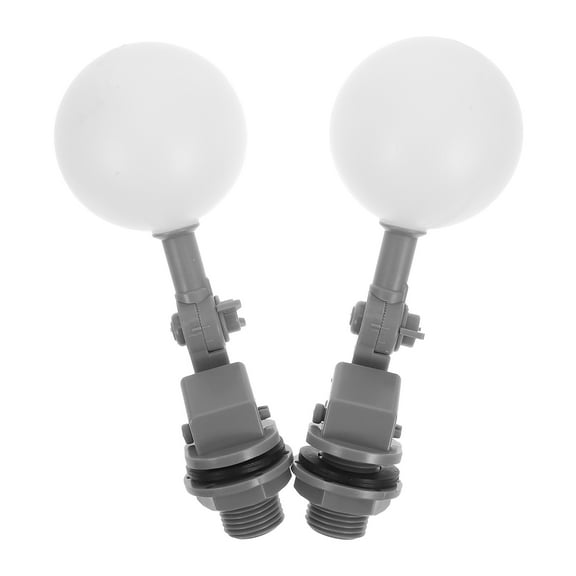 DEEPCRAFF 2-Pack Adjustable Plastic Float Valve Replacement for Water Tanks, Water Valve Accessories