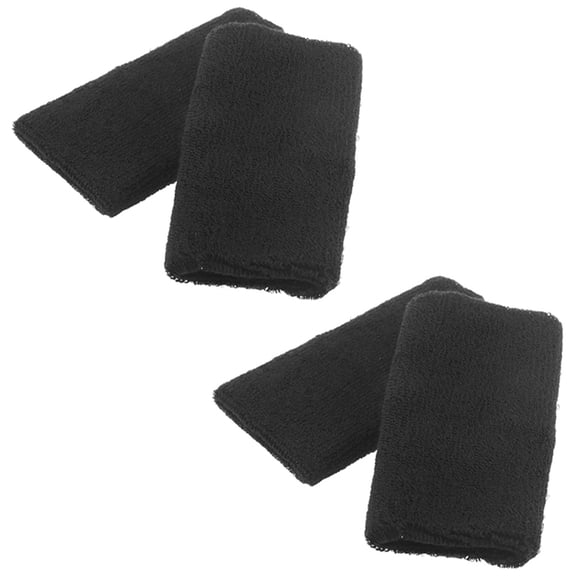 DEEPCRAFF 2Pairs Breathable Black Wrist Brace for Sports Comfortable Wrist Protector