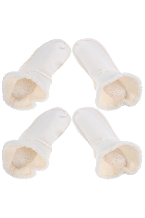 2Pairs Lightweight White Clog Footwear Lining Plush Cotton Comfortable Fit