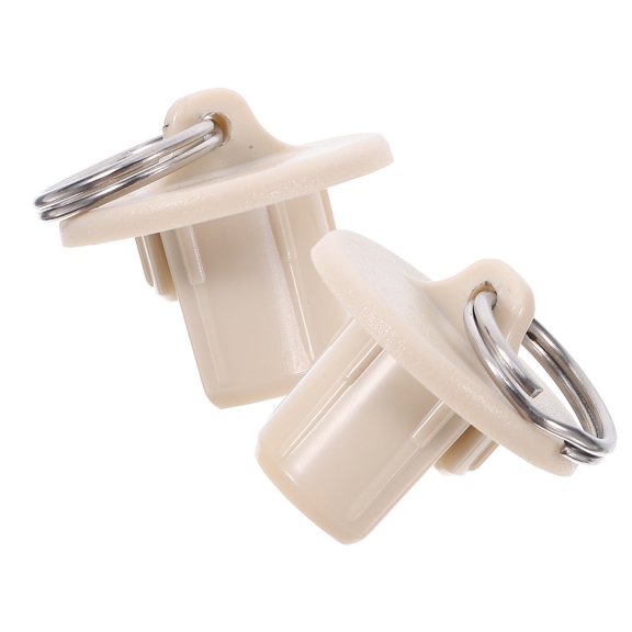 DEEPCRAFF 2Pcs Beige Pom Roller Shutter End Plugs Windproof Stopper for Outdoor Sunshades