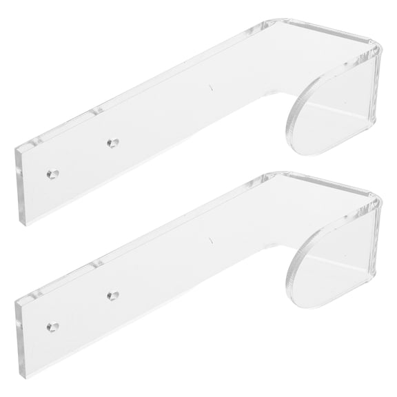 DEEPCRAFF 2Pcs Adjustable Transparent Keyboard Wall Mount for Secure Desktop Space Saving and Gaming Setup