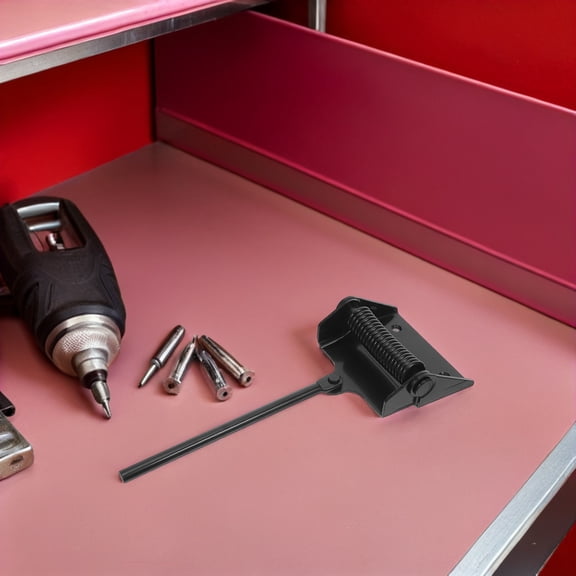 DEEPCRAFF 2Pcs Automatic Door Closer Black Spring Loaded Self Closing Hinges for Quiet Home Use