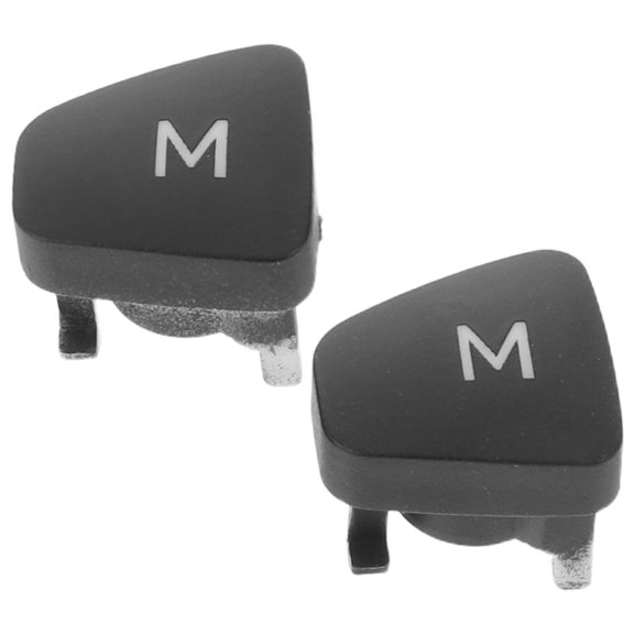 DEEPCRAFF 2Pcs ABS Car Stereo M Button Replacement for Dashboard Audio Mode Switch
