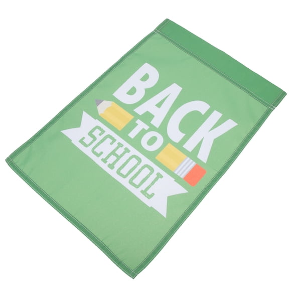 DEEPCRAFF Back to School Garden Flag Multi Polyester Decorative Courtyard