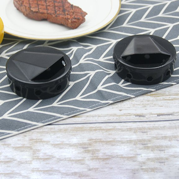 DEEPCRAFF 2Pcs Barbecue Smoker Boxes in Black Enamel for Perfect Meat Flavor and Easy Use