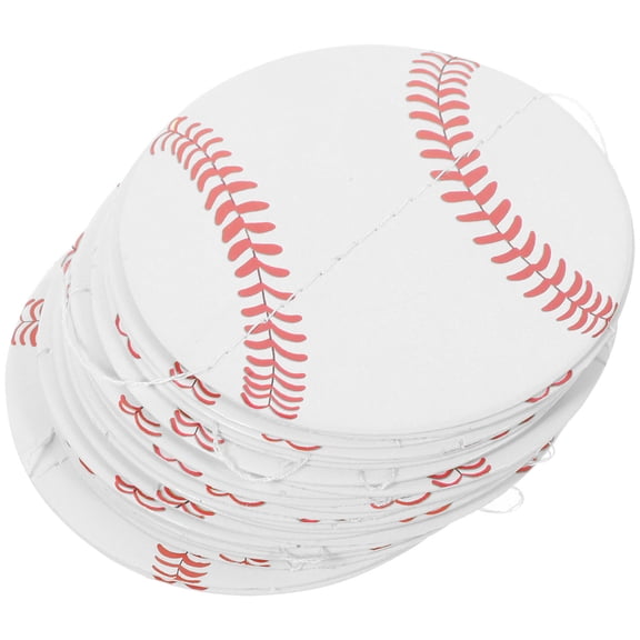 DEEPCRAFF 2Pcs Baseball Party Hanging Banner Multi Color Sports Party Bunting Decoration for Indoor Outdoor Use