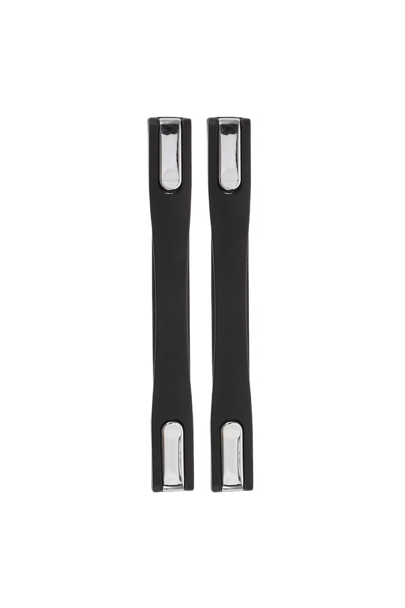 2Pcs Quick Install Black Plastic Handle Replacement for Suitcase Luggage Carry Grip Pulls