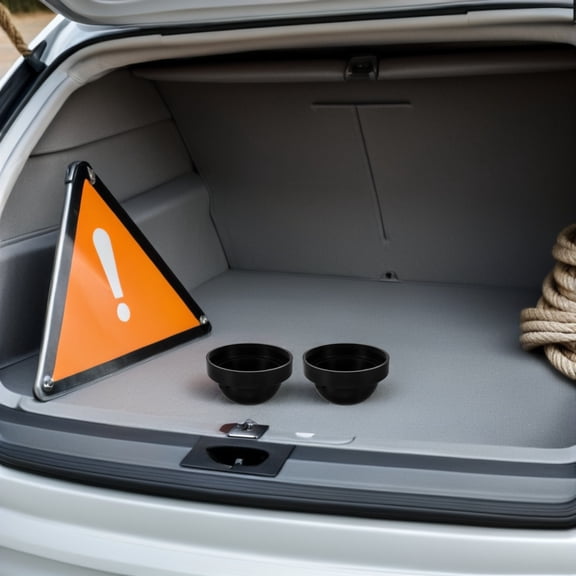 DEEPCRAFF 2Pcs Car Headlight Dust Cover in Black Rubber Material for Universal Fit and Easy Installation