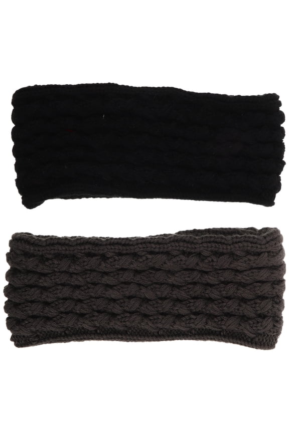 Chunky Cable Knit Headband Ear Warmers Stylish and Insulated for Winter