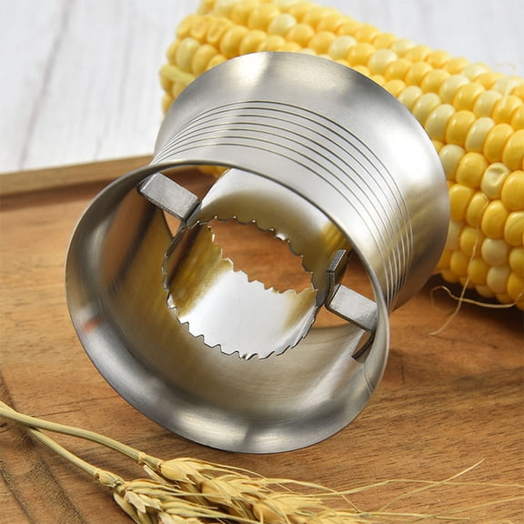 DEEPCRAFF 2Pcs Corn Peeler Stainless Steel Kitchen Corn Thresher Practical Food Gadget