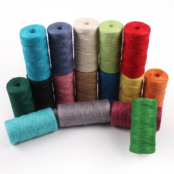 DEEPCRAFF Cotton Rope Craft Thread, Assorted Colors, 2 Pieces - Cotton Twine for , Crafts, and Home Projects