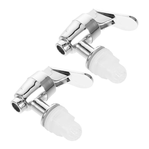 DEEPCRAFF 2Pcs Plastic Spout Replacement for Beverage Dispenser Tap with Convenient Push Design