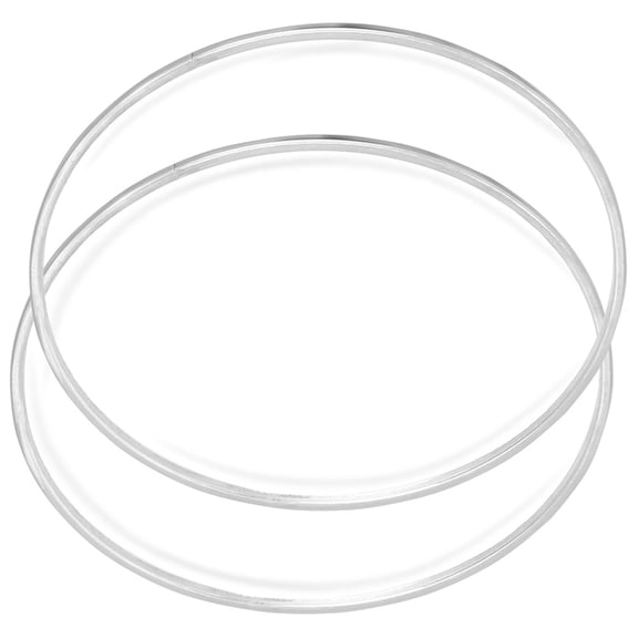 DEEPCRAFF 2Pcs Transparent Drum Covers Practice Pads with Strong Tension