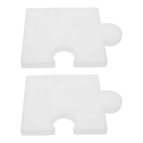 DEEPCRAFF 2Pcs Silicone Puzzle Coaster Molds for Resin Craft Nonstick Flexible Cup Mat Mold for Decoration