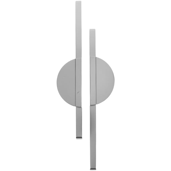 DEEPCRAFF 2-Pack Stylish Half Moon Cabinet Pull Handles Grey Aluminum Alloy for Bedroom, Bathroom, Kitchen Drawers