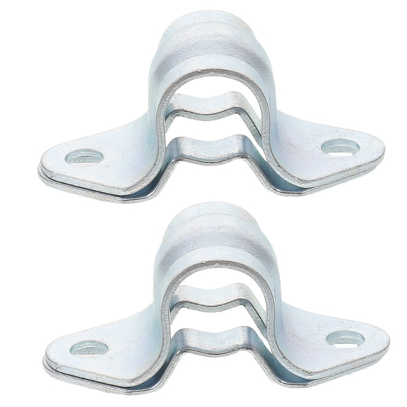 DEEPCRAFF 2Pcs Heavy Duty Pipe Saddle Clamp with Enhanced Security for Refrigerated Truck Cargo Door Rod