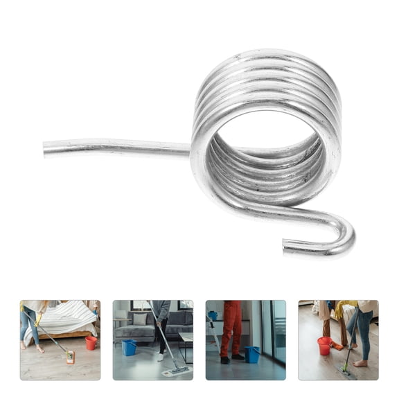 DEEPCRAFF 2Pcs Small V Shaped Torsion Springs for Mop Bucket Accessories Metal