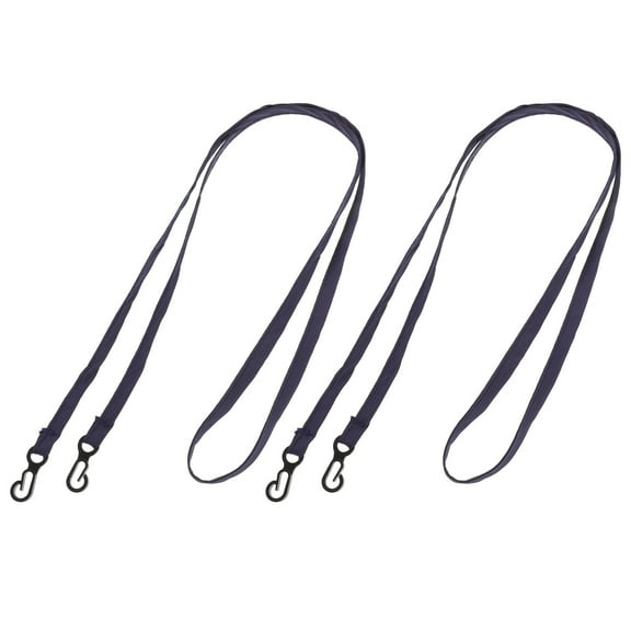 DEEPCRAFF 2Pcs Portable Black Glove Strap Nylon Mitten Rope for Daily Use