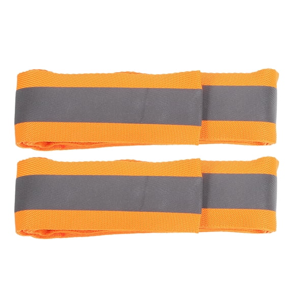DEEPCRAFF 2-Pack Heavy Duty Nylon Deer Dragging Straps with Reflective Orange Rope Portable Hunting Gear