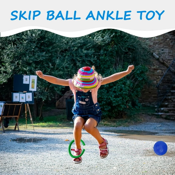 DEEPCRAFF 2Pcs Sliding Toy Ankle Jump Ball For Adults And Children Multi PP Approach For Balance