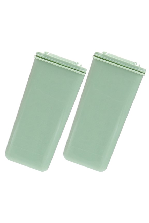 Tiny Trash Can for Desk Tabletop Garbage Bin Green 2Pcs
