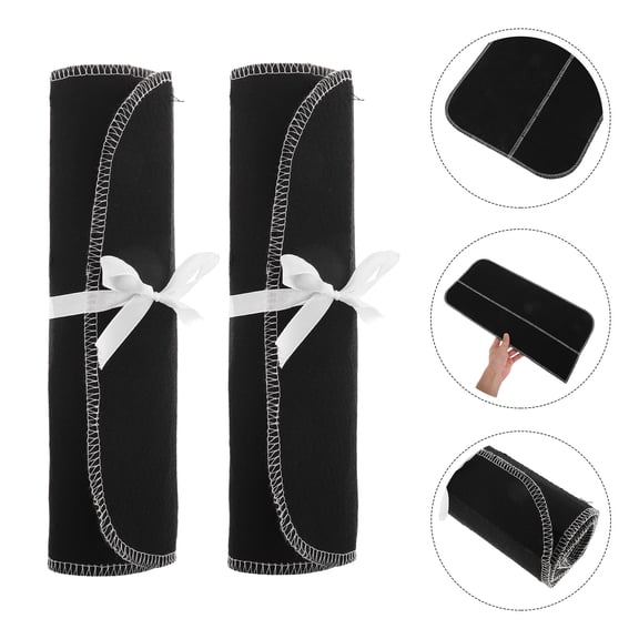 DEEPCRAFF 2Pcs Portable Silverware Storage Organizer Bags for Restaurants and Outdoor Use