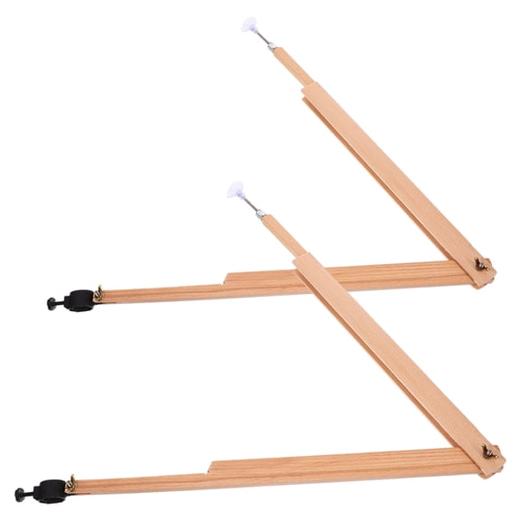 DEEPCRAFF 2 Pcs Wooden Spring Bow Compass Large Adjustable Radius for Teachers