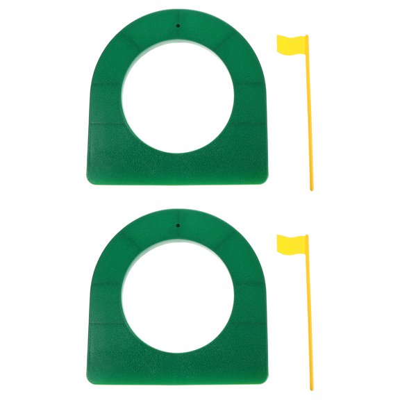 DEEPCRAFF 2Pcs Premium Portable Putting Cup Practice Trainer Aid for Indoor and Outdoor Golf