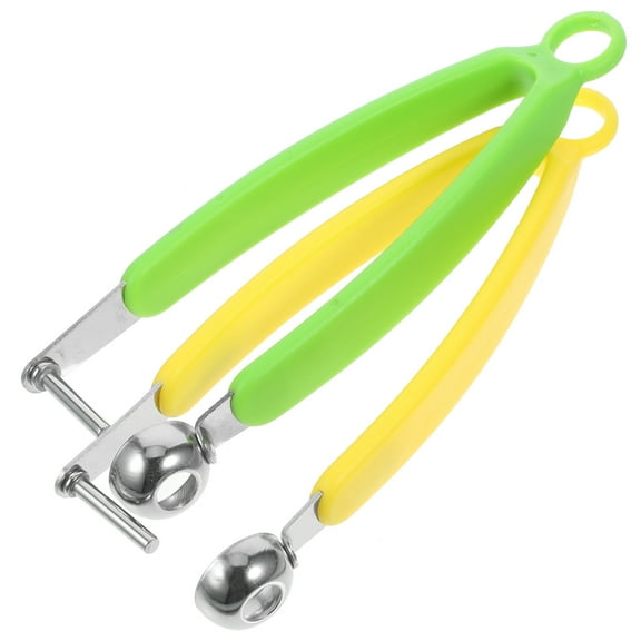 DEEPCRAFF 2Pcs Red Dates Pit Remover Core Removers for Daily Use with PP and Stainless Steel Material