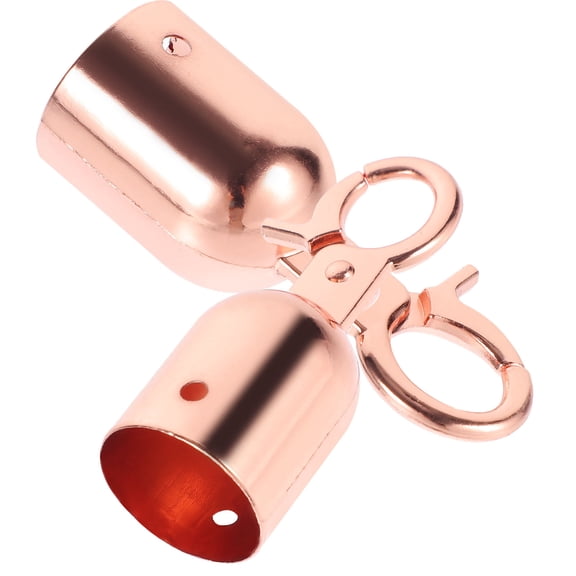 DEEPCRAFF 2Pcs Stainless Steel Stanchion Hooks Golden Finish for Theater and Event Decor