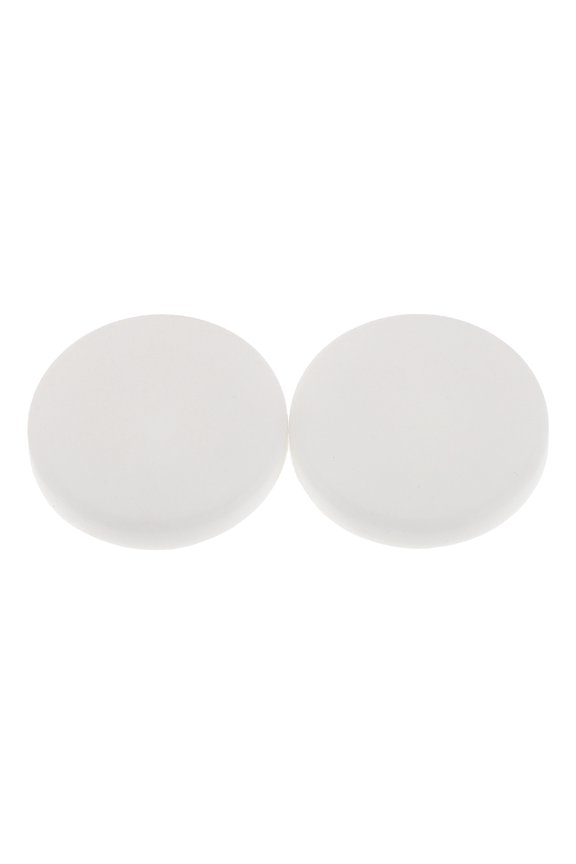 2-Pack White Rubber Drain Hole Stoppers for Chest Freezers, Freezer Plug Replacement Accessories