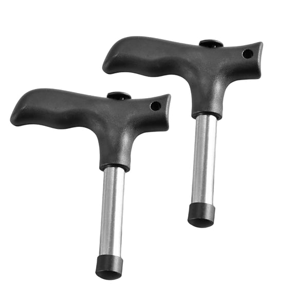 DEEPCRAFF Coconuts Opener Tool, Stainless Steel, Black, Safe, Lightweight, Smooth Edges, 2Pcs