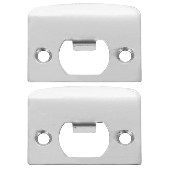 DEEPCRAFF 2Pcs Stainless Steel Door Strike Plate High Grade Metal for Door Security Reinforcement