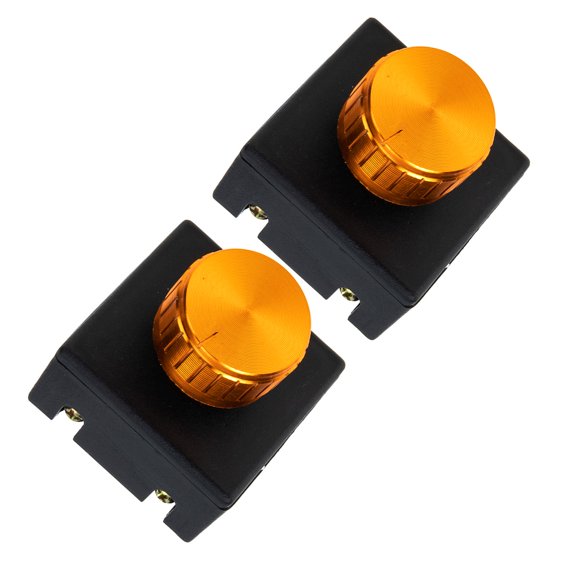 DEEPCRAFF 2Pcs Universal Bedside Lamp Dimmer Switch with Ergonomic Rotary Knob for Interior Lighting