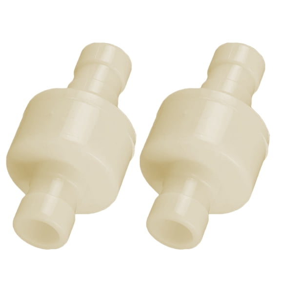 DEEPCRAFF 2Pcs Water Filter Check Valve White Plastic Non Return Valve for Water Dispenser
