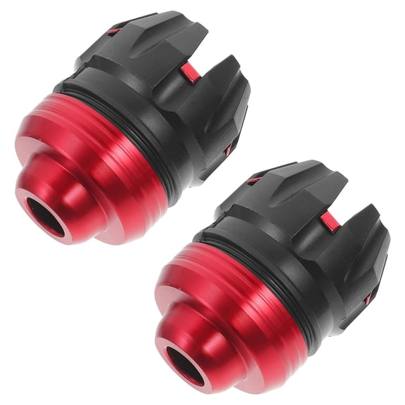 DEEPCRAFF 2Pcs Versatile Frame Sliders for Motorcycle Front Fork in Aluminum Alloy and PP
