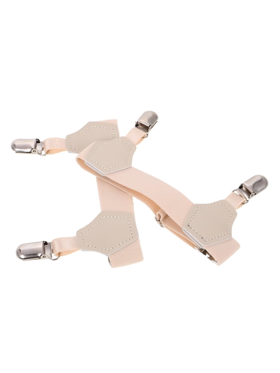 2Pcs Ice Hockey Sock Garters with Clips Lightweight Leg Support Bands