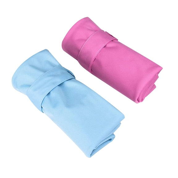 DEEPCRAFF 2Pcs Two Zippers Diaper Storage Bags for Shopping Walking and Camping