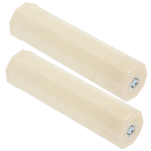 DEEPCRAFF 2Pcs White Fishing Rod Ground Spike with Stable Plastic Holder for Beach Bank Lake Use