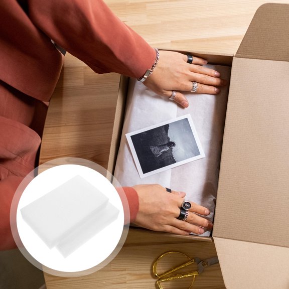 DEEPCRAFF 2Pcs White Foam Inserts Professional Packing Liners Easy to Store and Odor Free