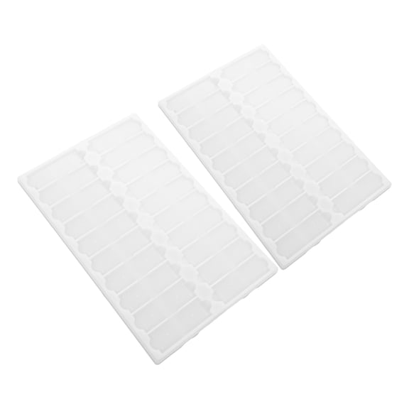 DEEPCRAFF 2-Pack White Microscope Slide Storage Racks with Ventilated Design for Lab and Scientific Applications