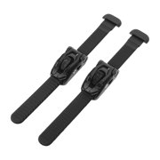 DEEPCRAFF 2Sets Black Adjustable Skate Strap with Energy Buckle for Roller Skates