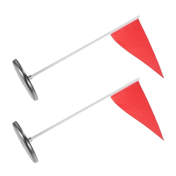 DEEPCRAFF 2 Sets Portable Golf Flagsticks with Stainless Steel Hole Cups for Golf Training Practice