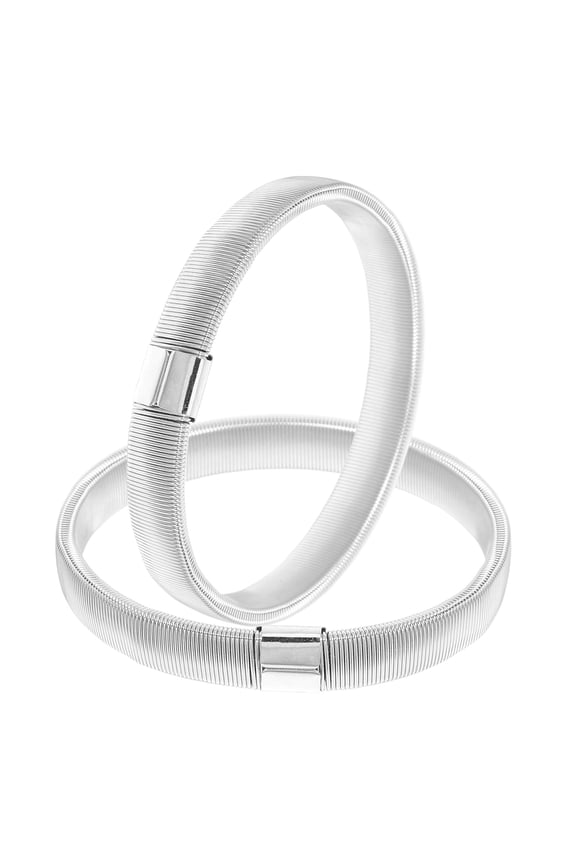 2pcs Men's Arm Garters Zinc Alloy Non Slip Grip Simple and Sleek Design for Secure Fit in Restaurants