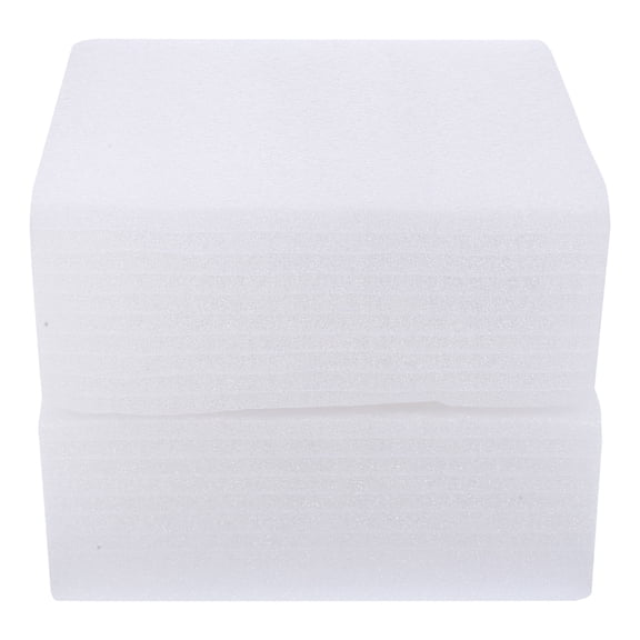 DEEPCRAFF 2-Pack White Plastic Flower Packaging Liners for Artisans, Mud-Resistant Floral Wrap Supplies