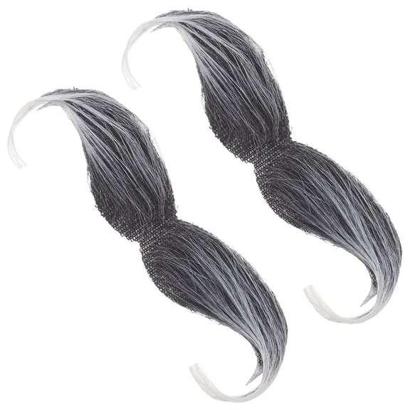 DEEPCRAFF Beard Costume Facial Hair Black Cloth 2Pcs