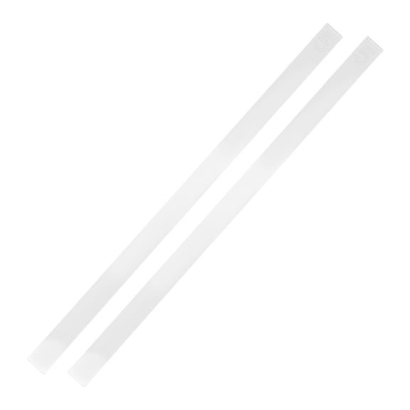 DEEPCRAFF 2-Pack Clear Acrylic Rolling Pin Guides for Even Cookie Dough and Fondant Thickness Baking Tools