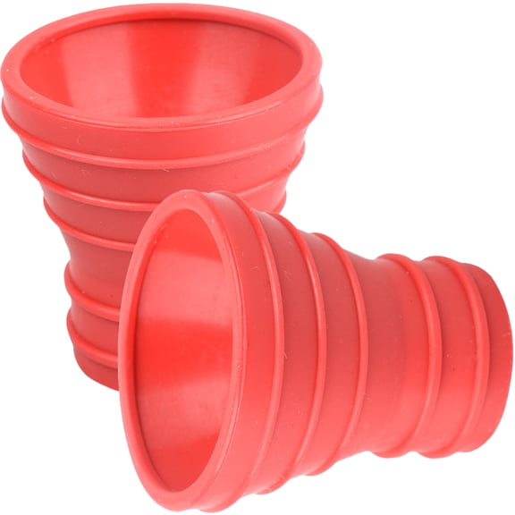 DEEPCRAFF 2Pcs Replaceable Red Rubber Golf Suckers Compact Golf Retriever Accessories