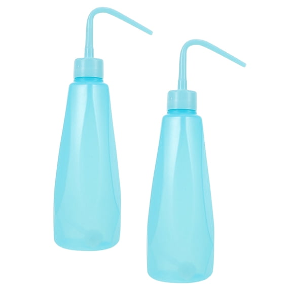 DEEPCRAFF 2Pcs Plastic Squeeze Watering Bottle with Bend Mouth for Indoor Plant Care