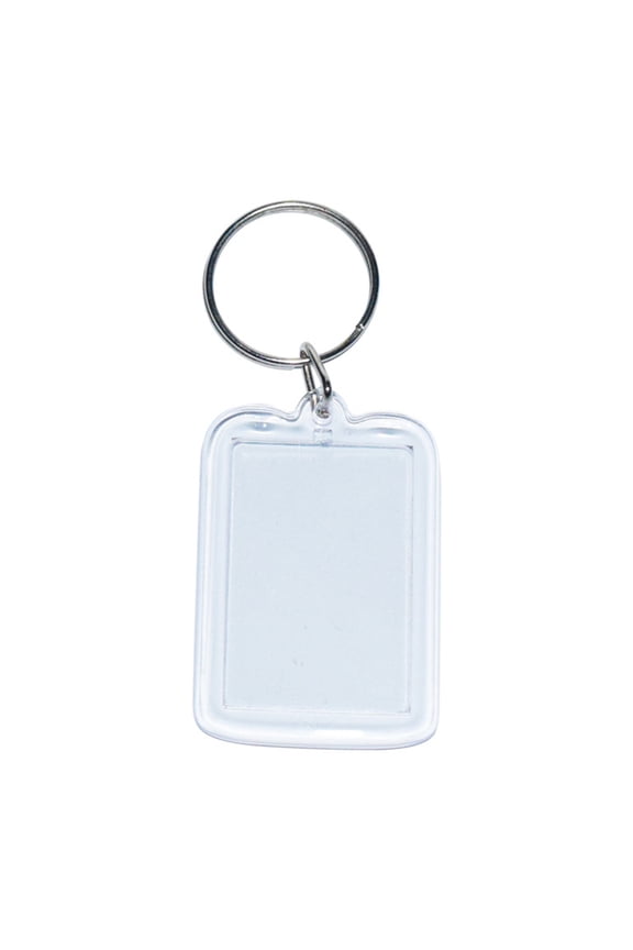 Clear Transparent Keychain Decorations, 30PCS Keyrings for Keys and Accessories